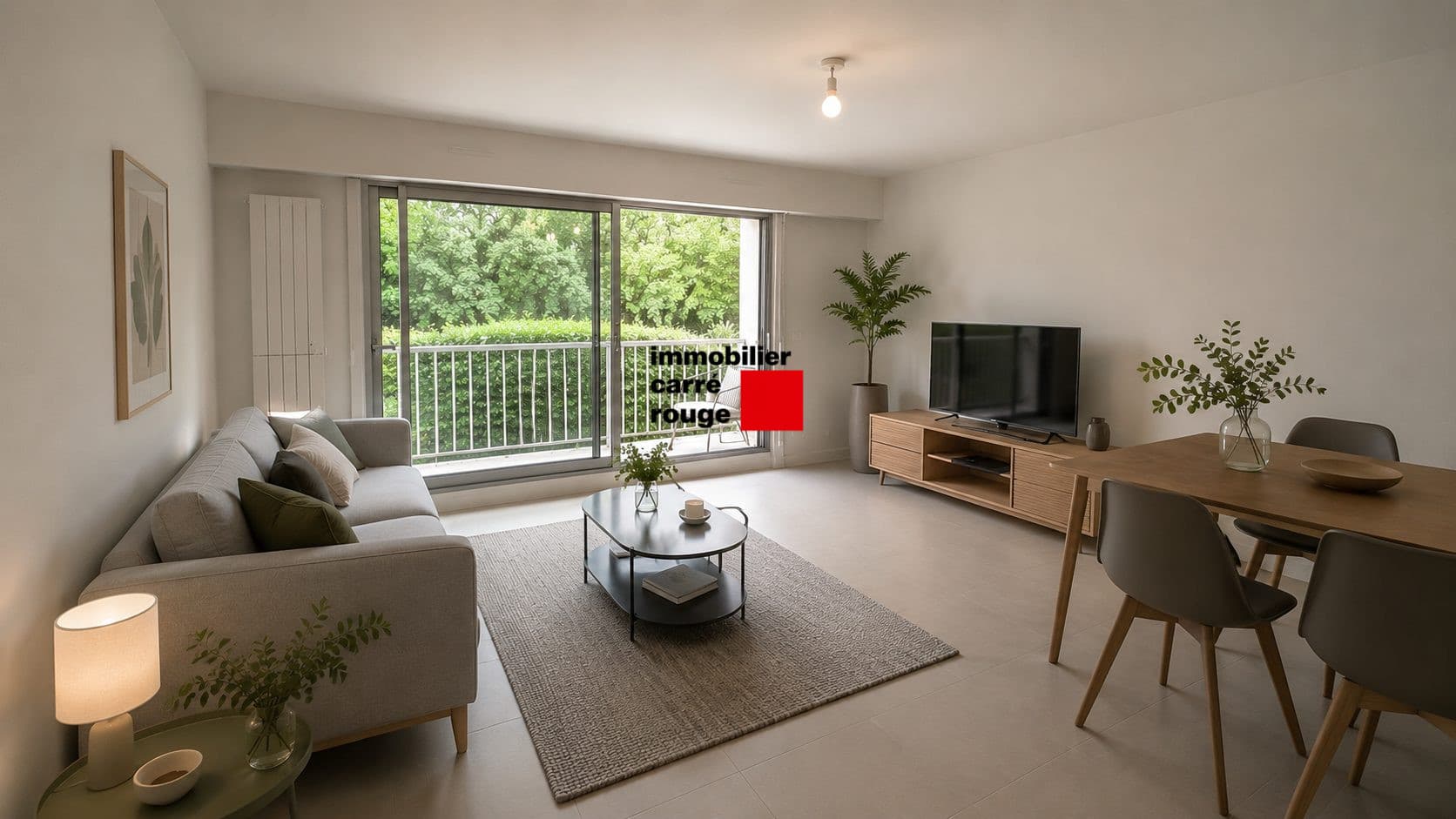 Grand T2, balcon, parking et cave