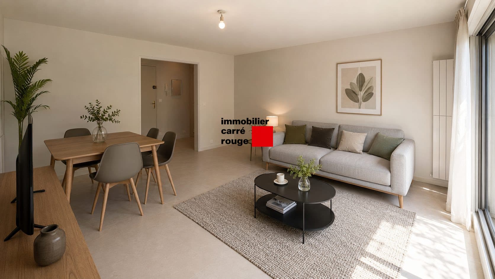 Grand T2, balcon, parking et cave - vue 8