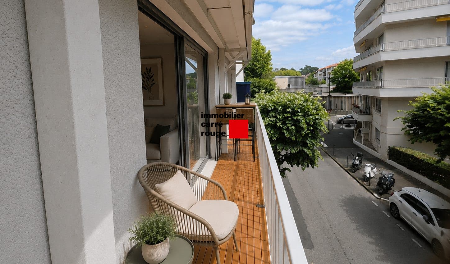 Grand T2, balcon, parking et cave - vue 3