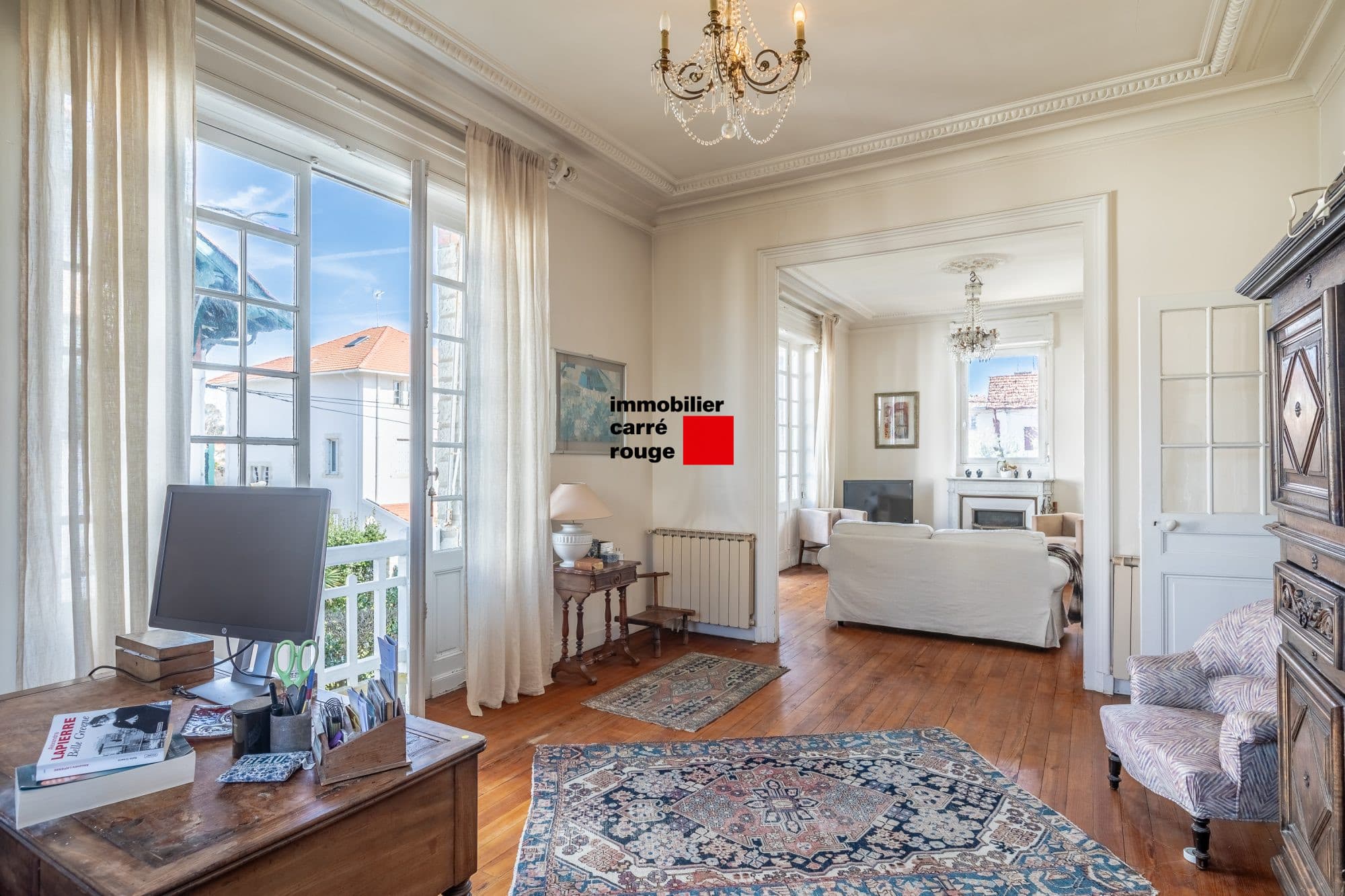 maison bourgeoise en pierre avec jardin et parkings - vue 6