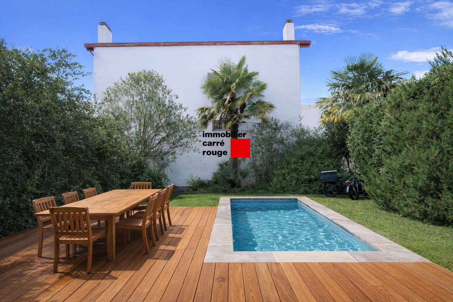 maison bourgeoise en pierre avec jardin et parkings - vue 4
